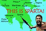 Leonidas uczy, gdzie na mapie Grecji znaleźć Spartę