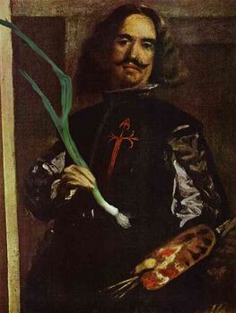 Diego Velázquez malujący pornografię