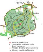 Ta mapa może być obiektem zainteresowania Komisji Standaryzacji Nazw Geograficznych poza Granicami Rzeczypospolitej Polskiej Głównego Urzędu Geodezji i Kartografii